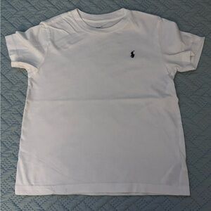 Polo by Ralph Lauren Kids White Tee with Navy Logo